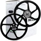 Par de rodas de alumínio liga leve freio a disco CG150 Fan Titan ESD EX 2004 a 2013 com rolamentos Scud