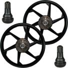 Par de rodas de alumínio liga leve freio a tambor CG150 Fan Titan ES KS 2004 a 2013 CG150 CG160 Start rolamentos e bico