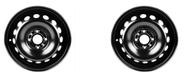 Par de Rodas De Ferro Fiat Aro 14
