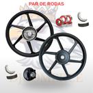 Par De Rodas Fan Titan Cg 125 2000 A 2008 Pretas fabreck novas par Fabreck FBK nacional Par De Rodas Fan Titan Cg 125 2000 A 2008 Pretas fabreck novas par Fabreck FBK nacional