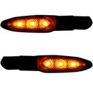 Par de Seta Pisca UNIVERSAL EM LED - 3 Leds Amarelo - Loja Duas Rodas