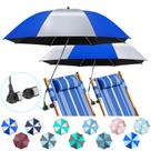Par de sombrillas para silla de playa NBtoUS con protección solar UPF50+