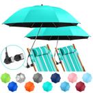 Par de Sombrillas para Silla NBtoUS 2 PACK 360 Ajustable UPF50+ Aqua Sky