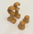 Par de Suporte 28mm Para Varão de Cortina Cerejeira