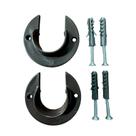 Par de suporte roseta flange para varão 28mm - varias cores Par de suporte roseta flange para varão 28mm - varias cores