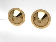 Par De Tarrachas De Silicone 6mm Ouro Amarelo 18k