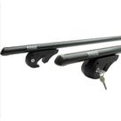 Par de Travessas Universal Rack Kiussi Belluno 120cm Preto Com Chave