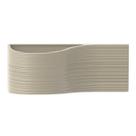 Par de Vasos Linea de Parede 50CMX20CM Japi Cinza