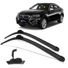Par Dianteiro Palhetas Limpador de Parabrisa Bmw X6 2015 2016 À 2020 2021 Par Dianteiro Palhetas Limpador de Parabrisa Bmw X6 2015 2016 À 2020 2021