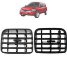 Par Difusor Ar Central Clio 2000 01 02 03 04 05 06 Até 2016 Cinza Escuro