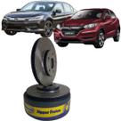 Par disco de freio dianteiro honda hr-v 1.8 16v 2016 a 2019 hipper freios