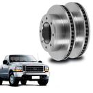 Par Disco De Freio S/cubo 8 Furos F250 Super Duty 1999 A 2011 Dianteiro Ventilado