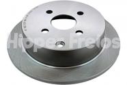 Par disco de freio traseiro corolla, fielder 1.8 16v - hf502 - HIPPER FREIOS