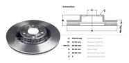 Par disco freio audi a4/a5/a6/a7/a8/s4 tras ventil Par disco freio audi a4/a5/a6/a7/a8/s4 tras ventil
