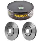 Par Disco Freio Audi A6 3.0 2013 a 2016 Traseiro Ventilado Fremax