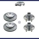 Par Disco Freio Com Cubo Roda Dian Honda New Civic 2006 2012