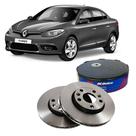 Par Disco Freio Dianteiro Acdelco Fluence 2011 A 2018 Kit2528