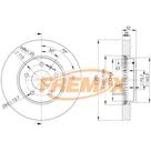 Par Disco Freio Dianteiro Captiva 2008 a 2017 Fremax BD9048