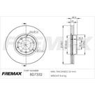 Par Disco Freio Dianteiro Fusion 2006 a 2012 Fremax BD7332 Par Disco Freio Dianteiro Fusion 2006 a 2012 Fremax BD7332