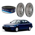 Par Disco Freio Dianteiro Honda Civic 1.5 1991 A 1996