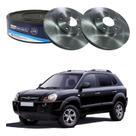 Par Disco Freio Dianteiro Mds Tucson 2.0 2005 A 2012