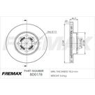 Par Disco Freio Dianteiro Palio 1996 a 2011 Fremax BD0178