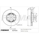 Par Disco Freio Dianteiro Prisma 2006 a 2013 Fremax BD9000