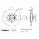 Par Disco Freio Dianteiro S60 2019 a 2021 Fremax BD7297 Par Disco Freio Dianteiro S60 2019 a 2021 Fremax BD7297