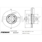 Par Disco Freio Dianteiro Sonic 2012 a 2014 Fremax BD3547
