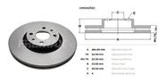 Par disco freio fiat palio/strada locker dian ventila
