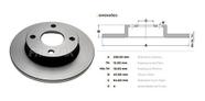 Par disco freio ford fiesta/ka! 1.0 dian solido
