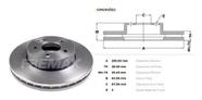 Par disco freio mercedes c180 1.6 2013/.. dian.ventila