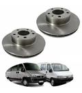 Par Disco Freio Peugeot Boxer 2.3 2010 a 2017 Dianteiro Ventilado Hipper Freios