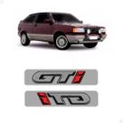 Par Emblema Adesivo Gol Gti Coluna Lateral