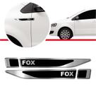 Par Emblema Lateral Fox Resinado Paralama