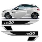 Par Emblema Lateral Resinado Aplique Adesivo Paralama Porta HB20 TODOS