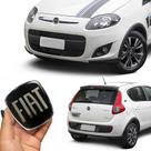 Par Emblemas Adesivos Fiat Palio Sporting Black Piano