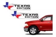 Par Emblemas Adesivos Texas Edition Acessório Cromado 3d Par Emblemas Adesivos Texas Edition Acessório Cromado 3d