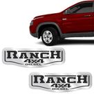 Par Emblemas Toro Ranch 4x4 Diesel 2018 2019 2020 Resinado Par Emblemas Toro Ranch 4x4 Diesel 2018 2019 2020 Resinado