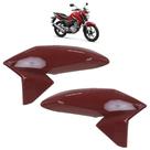 Par Entrada Ar Tanque CG 160 Titan 2017 Vermelho Guarau Acabamento Liso Par Entrada Ar Tanque CG 160 Titan 2017 Vermelho Guarau Acabamento Liso