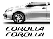 Par Escrita Friso Adesivo Lateral Toyota Corolla
