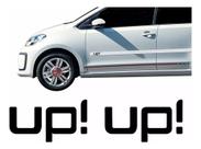 Par Escrita Friso Adesivo Lateral Volkswagen Up Ad057