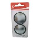 Par Espelho Auxiliar Externo Retrovisor Convexo Universal Olho de Boi 5cm