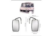 Par Espelho Retrovisor Caminhão Mb 608 708 Completo C/ Braço Par Espelho Retrovisor Caminhão Mb 608 708 Completo C/ Braço