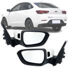 Par Espelho Retrovisor Chevrolet Onix Plus Sedan 2019 2020 2021 2022 2023 Sensor Ponto Cego Com Capa Branca