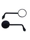 Par Espelho Retrovisor Mini Bolinha Redondo Rosca Honda