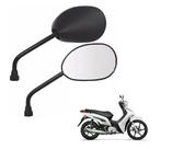 Par Espelho Retrovisor Preto Moto Rena Honda Biz 125 Pop 100 - 4173