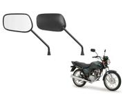 Par Espelhos Retrovisor Cg Titan 125 2000 Rosca Motos Honda Universal M10 - Dvsc