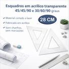 Par Esquadro Arquitetura Engenharia 45 30 Profissional 28 cm