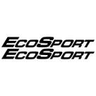 Par Faixa Adesivo Lateral Preto Fosco - Eco Sport